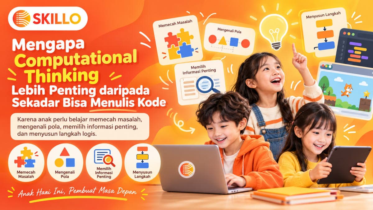 # Belajar Coding untuk Anak: Mengapa Computational Thinking Lebih Penting daripada Sekadar Bisa Menulis Kode